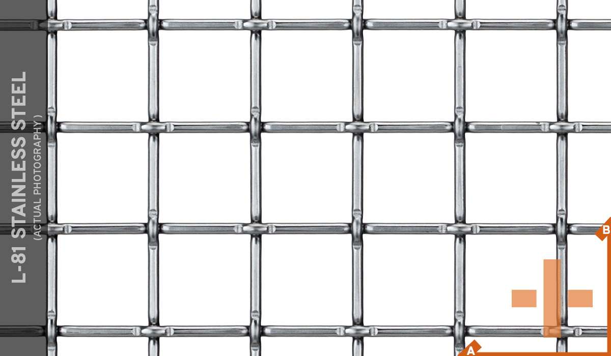 L-81 Architectural Wire Mesh | Banker Wire | Your Wire Mesh Partner