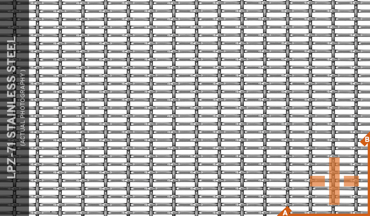 LPZ-71 Architectural Wire Mesh, Banker Wire