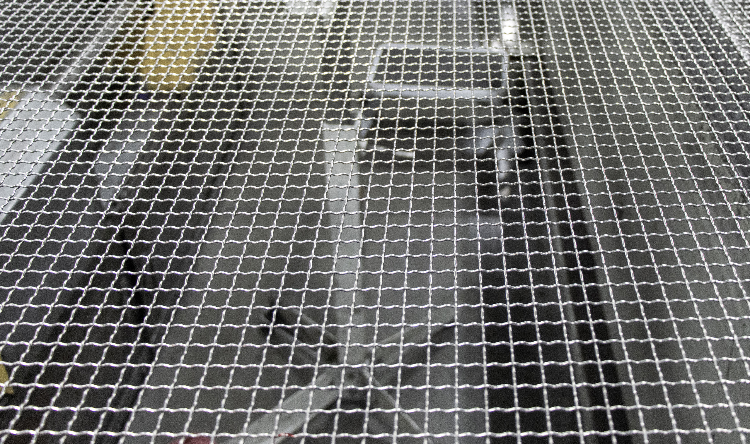 I-10 Woven Wire Mesh in Stainless Steel fresh off the loom