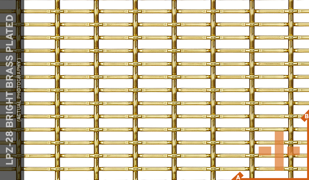 LPZ-28 Architectural Wire Mesh, Banker Wire