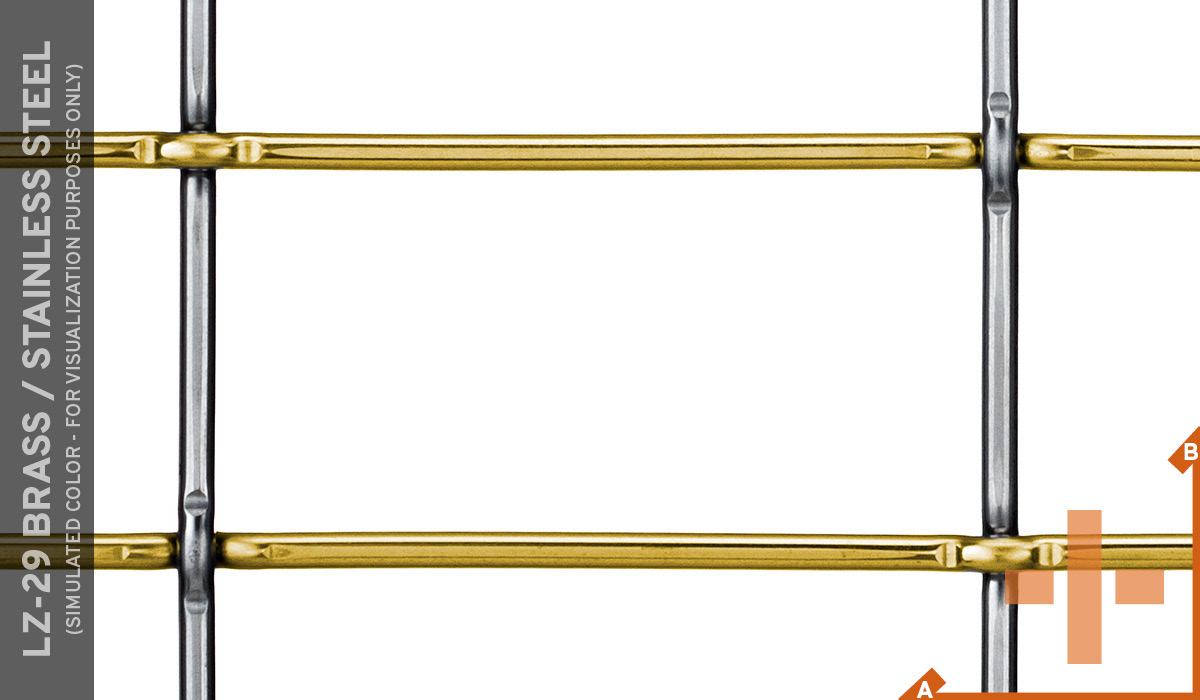 Configured Brass (A) / Stainless Steel (B)