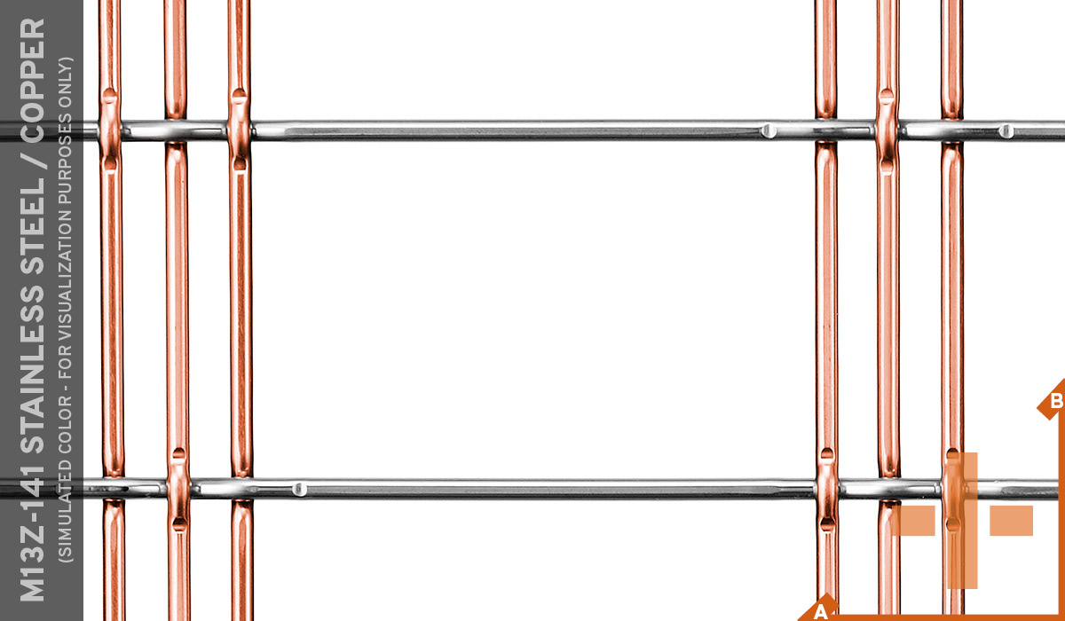 Configured Stainless Steel (A) / Copper (B)