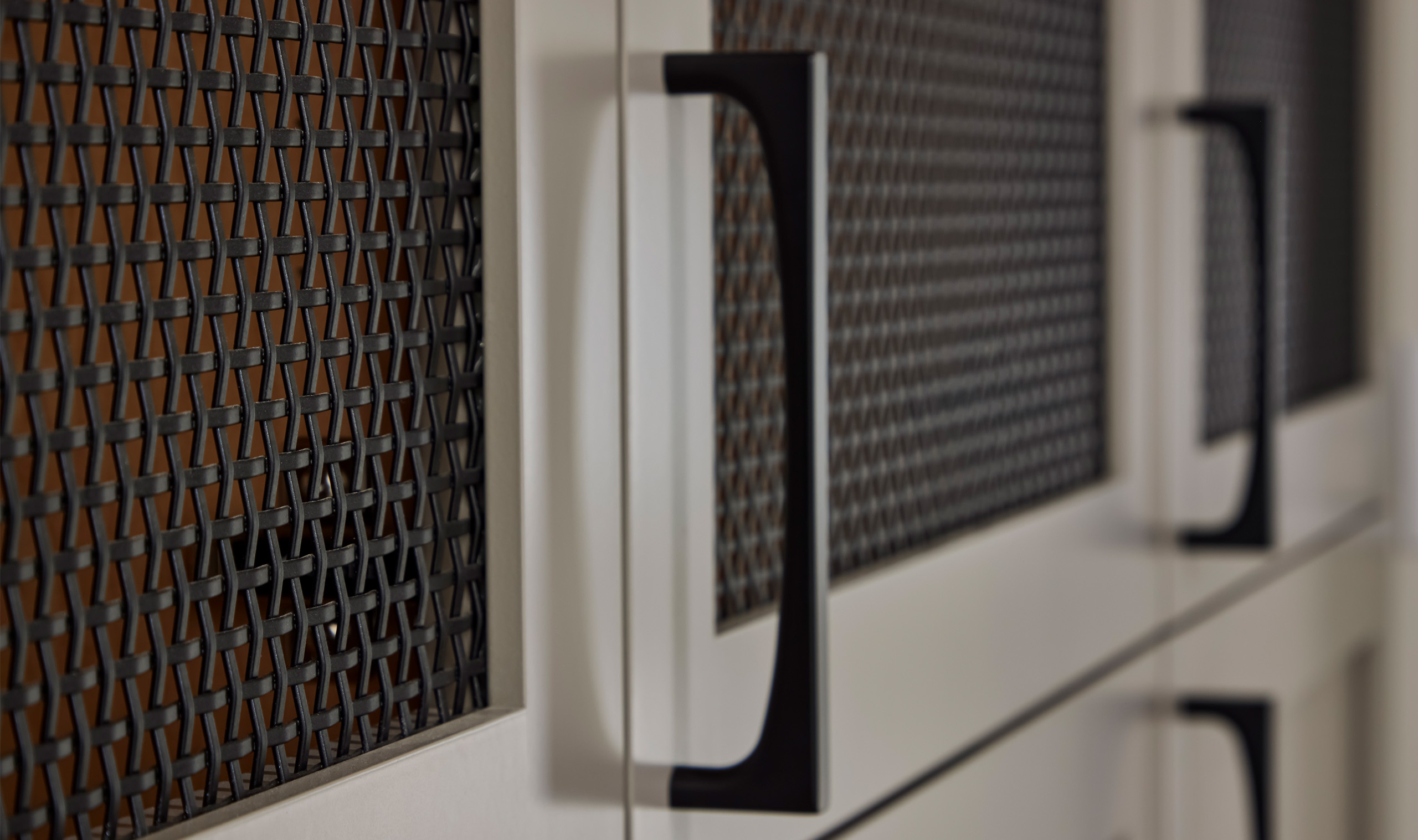 S-50 in Powder Coat Black for Cabinets