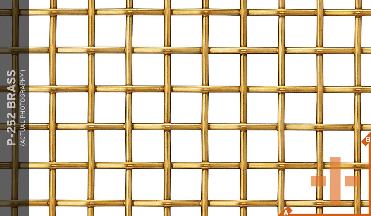 Popular wire mesh - brass panel by Arrow Metal - QVB project - Arrow Metal