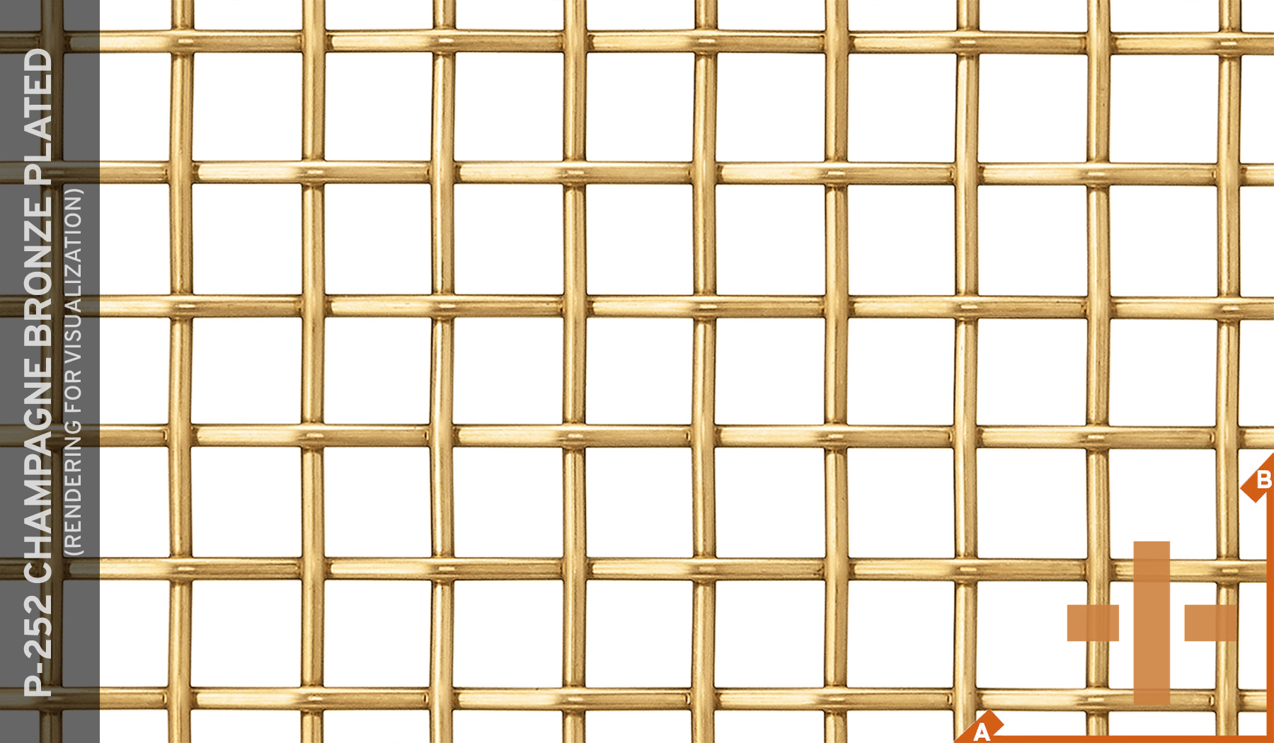 P-252 Architectural Wire Mesh, Banker Wire