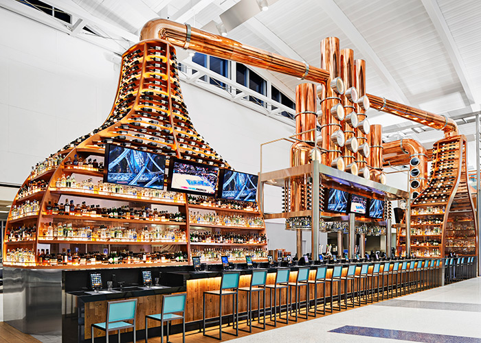 Wire Mesh Display Shelves "Q" Restaurant Banker Wire