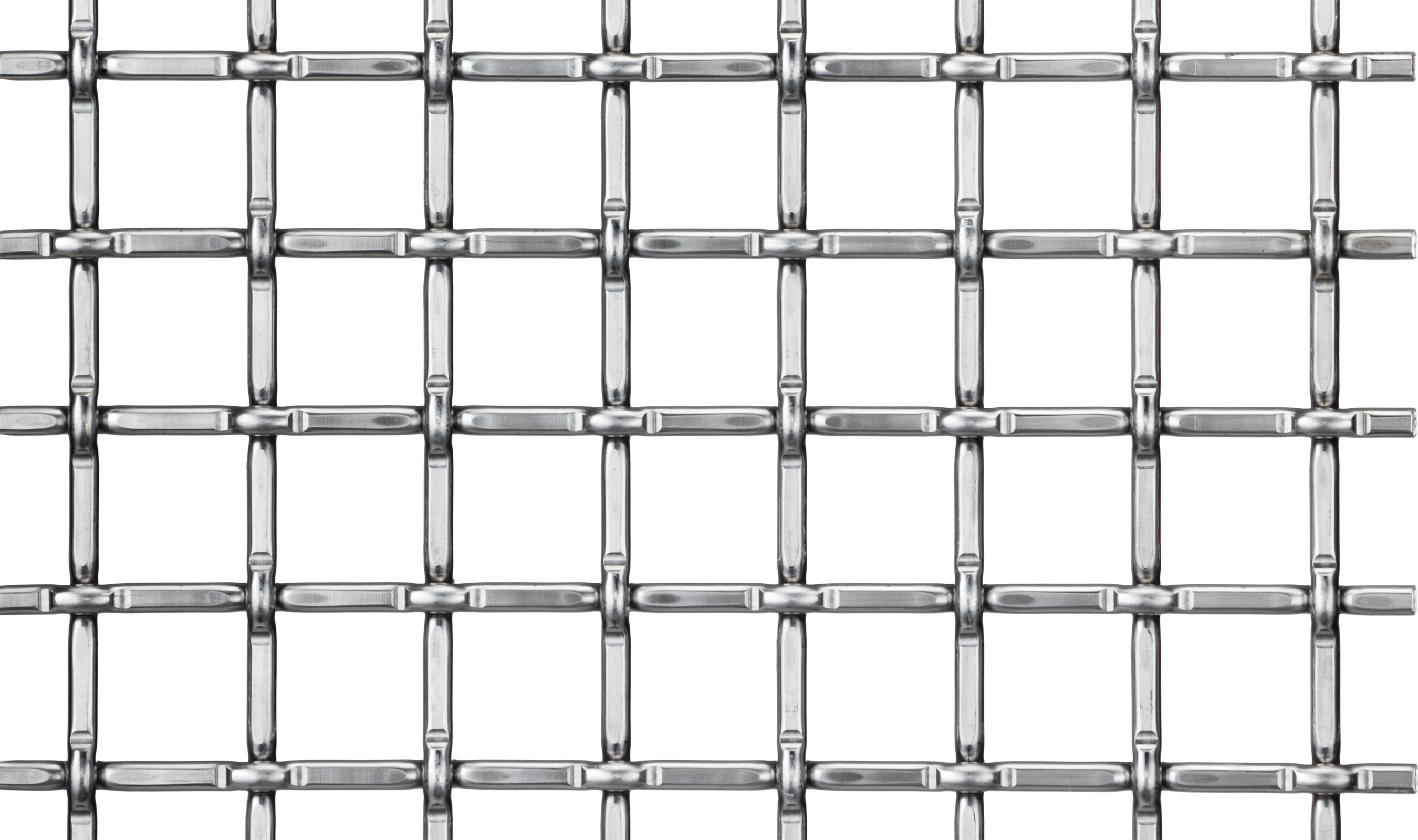 (L-102) 1-1/4" OPG .250 Lock Crimp Woven Wire Mesh