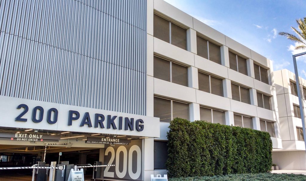 Irvine Spectrum Center Parking Garages Banker Wire