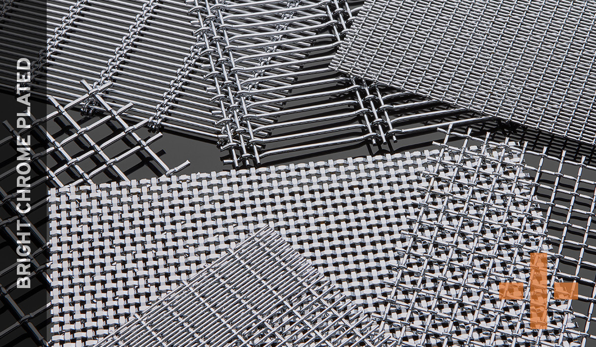 Wire Mesh Pewter t Architectural Woven Furniture 