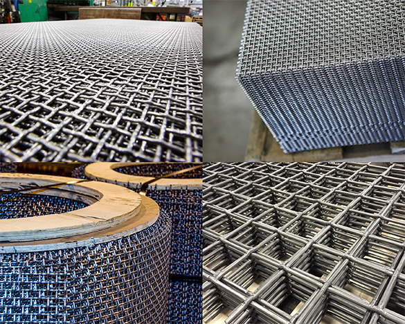 Woven wire clearance mesh