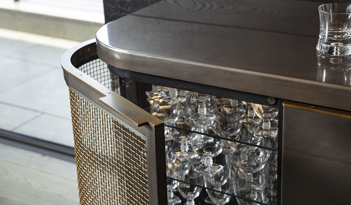 Gunmetal and Bronze Bar Banker Wire