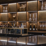 Decorative Woven Wire Mesh for Restaurant Cabinetry and Displays