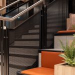 LPZ-71 architectural wire mesh enhances staircase design with modern, structural safety, and refined detail.