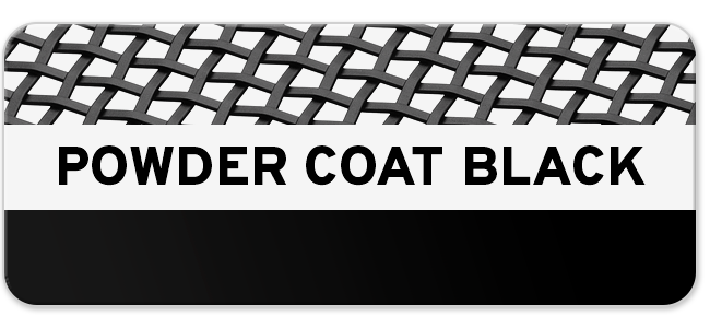 Powder Coat Black Wire Mesh for eCommerce