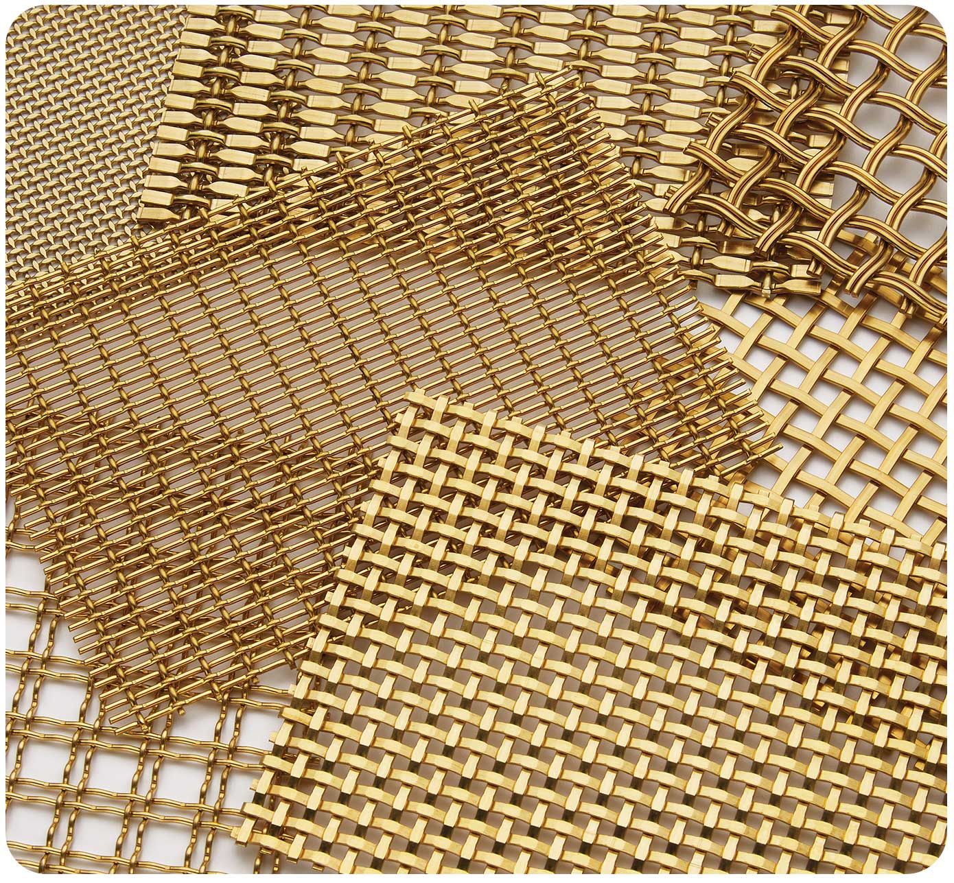 Banker Wire's L-188 wire mesh in Brass brass material