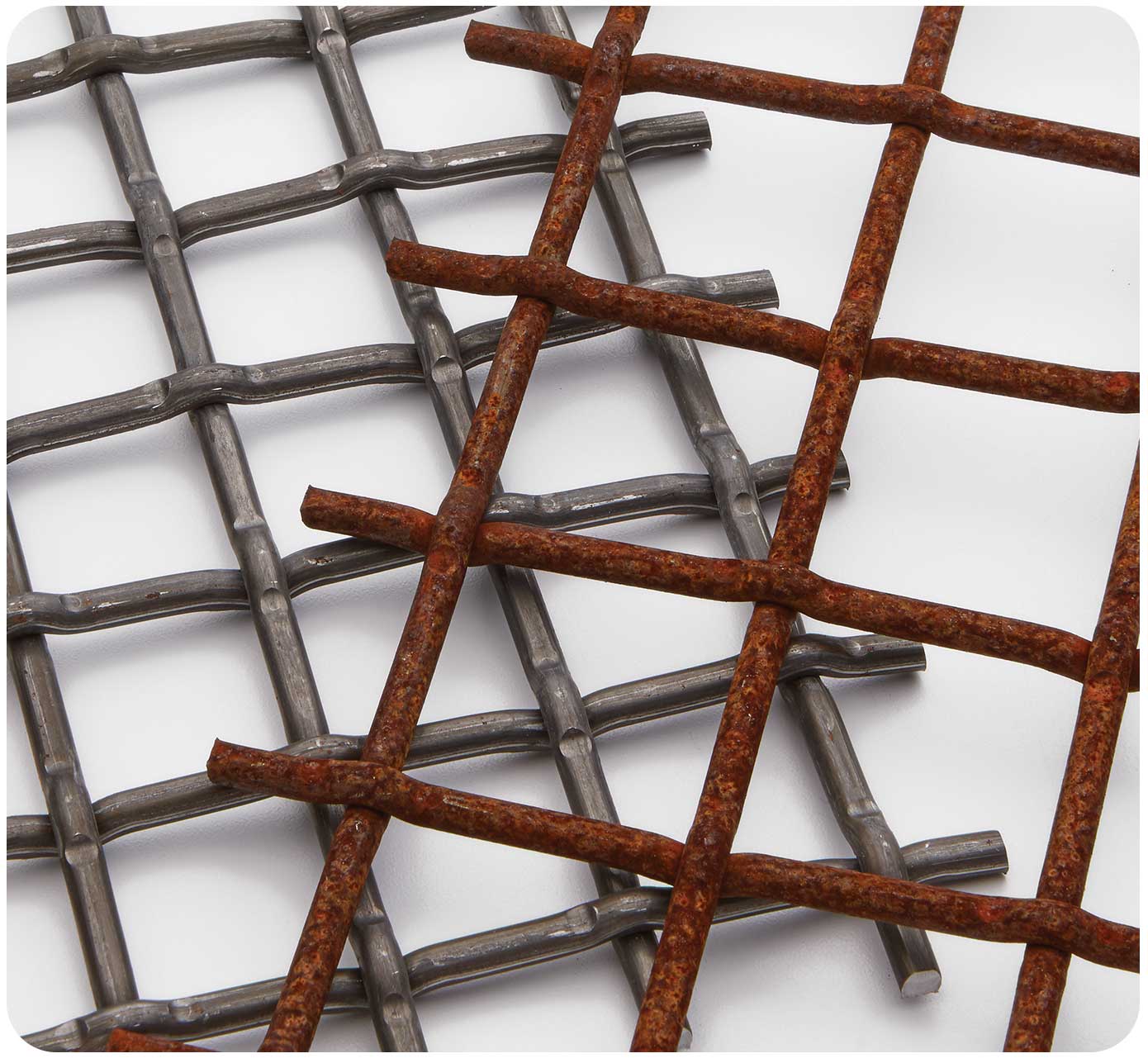 Banker Wire's L-188 wire mesh in Weathering Steel weathering-steel material