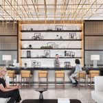 Decorative Wire Mesh for Interior Cladding within Corporate Spaces