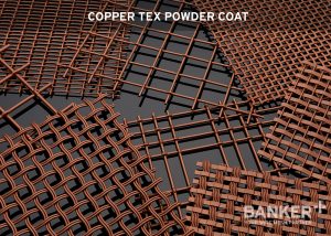 Powder Coat - Copper Tex for Woven and Welded Wire Mesh