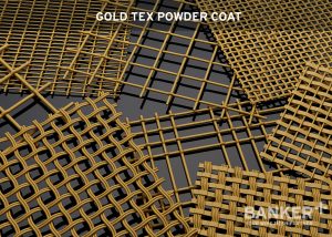 Powder Coat - Gold Tex for Woven and Welded Wire Mesh