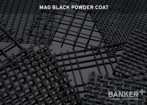 Powder Coat - Mag Black for Woven and Welded Wire Mesh