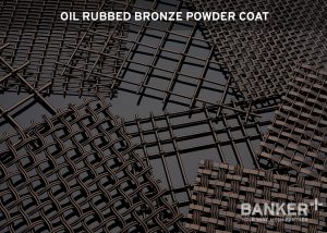 Powder Coat - Oil Rubbed Bronze for Woven and Welded Wire Mesh