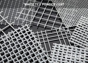Powder Coat - White Tex for Woven and Welded Wire Mesh