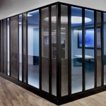 Decorative Wire Mesh for Space Dividers within Corporate Spaces