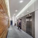 Decorative Wire Mesh for Interior Cladding within Corporate Spaces