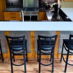 Discover how Banker Wire's M33-2 woven wire mesh adds texture, depth, and sophistication to this custom home bar remodel, creating a striking architectural focal point.
